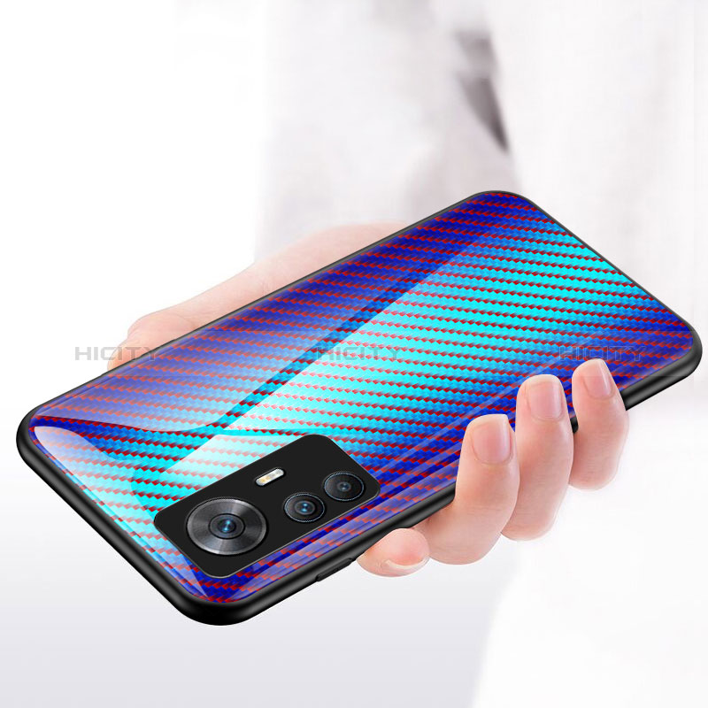 Carcasa Bumper Funda Silicona Espejo Gradiente Arco iris LS2 para Xiaomi Mi 12T Pro 5G