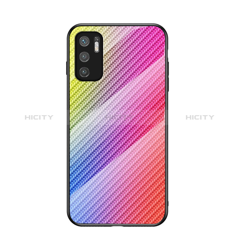 Carcasa Bumper Funda Silicona Espejo Gradiente Arco iris LS2 para Xiaomi Redmi Note 11 SE 5G