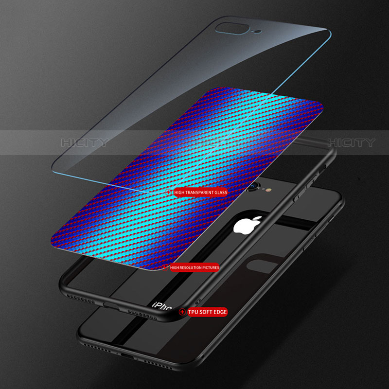 Carcasa Bumper Funda Silicona Espejo Gradiente Arco iris M01 para Samsung Galaxy S22 Ultra 5G