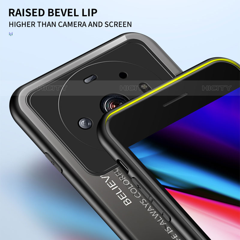 Carcasa Bumper Funda Silicona Espejo Gradiente Arco iris M01 para Xiaomi Mi 12 Ultra 5G