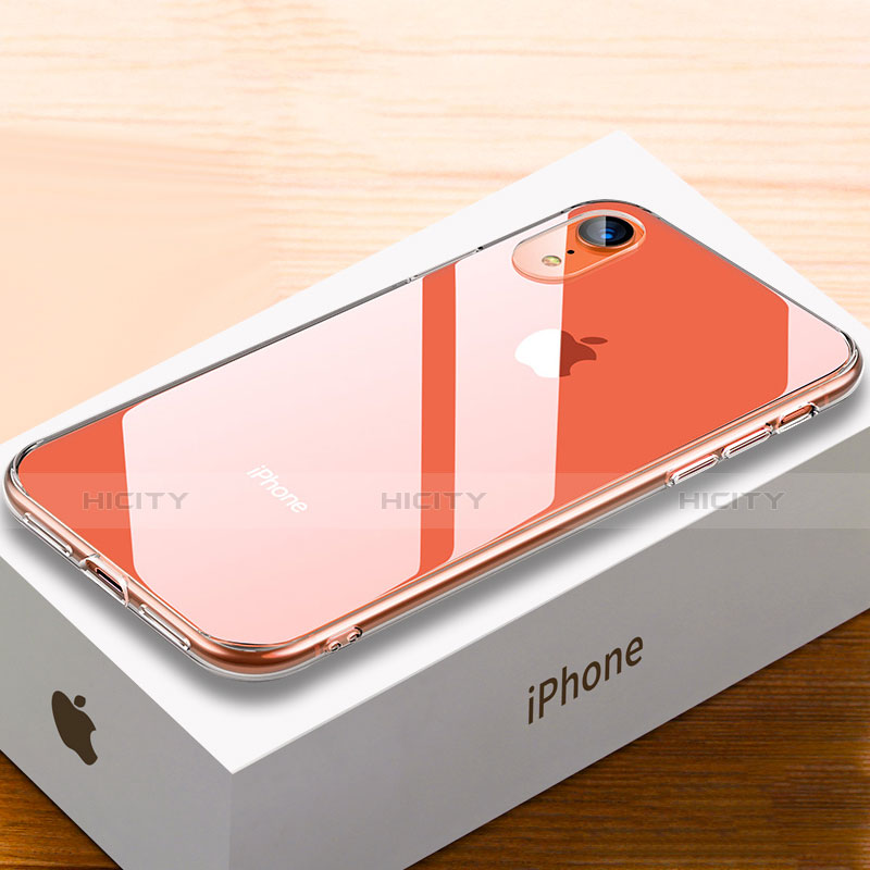 Carcasa Bumper Funda Silicona Espejo Gradiente Arco iris para Apple iPhone XR