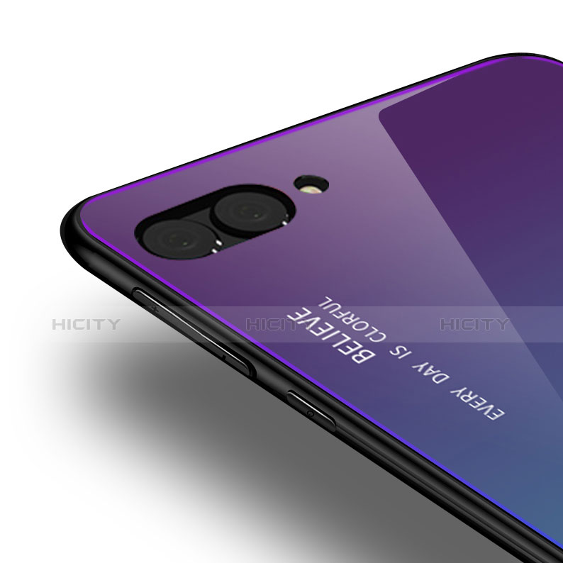 Carcasa Bumper Funda Silicona Espejo Gradiente Arco iris para Huawei Nova 2S