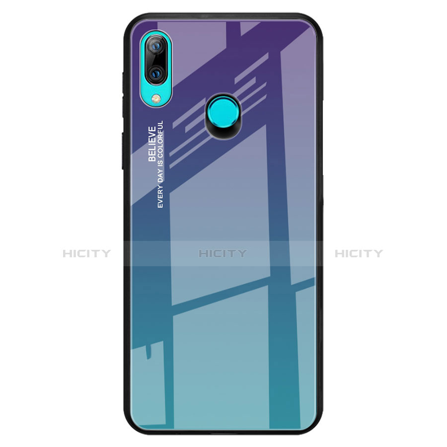 Carcasa Bumper Funda Silicona Espejo Gradiente Arco iris para Huawei P Smart Z