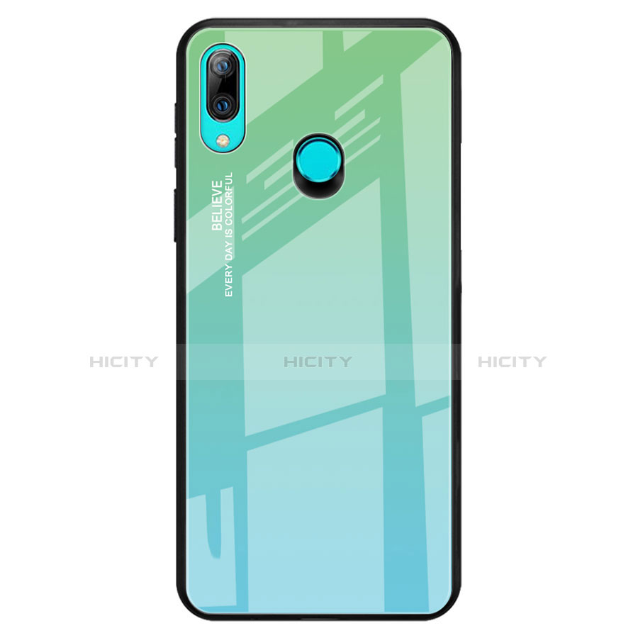 Carcasa Bumper Funda Silicona Espejo Gradiente Arco iris para Huawei P Smart Z