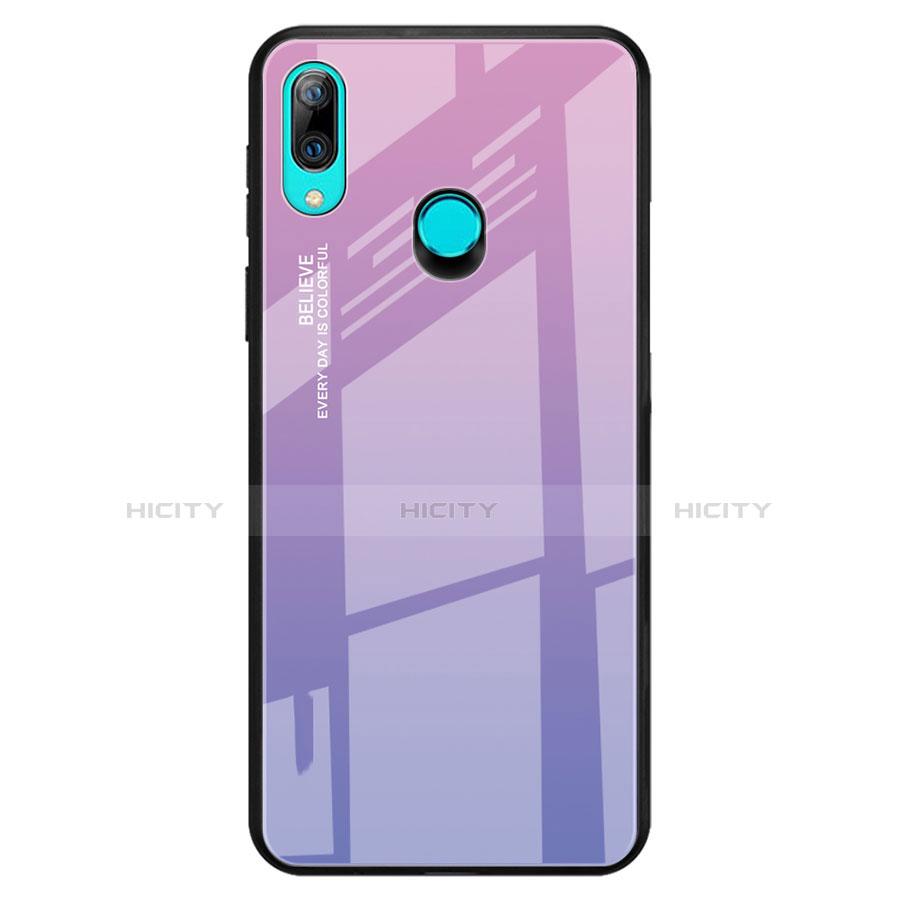 Carcasa Bumper Funda Silicona Espejo Gradiente Arco iris para Huawei P Smart Z