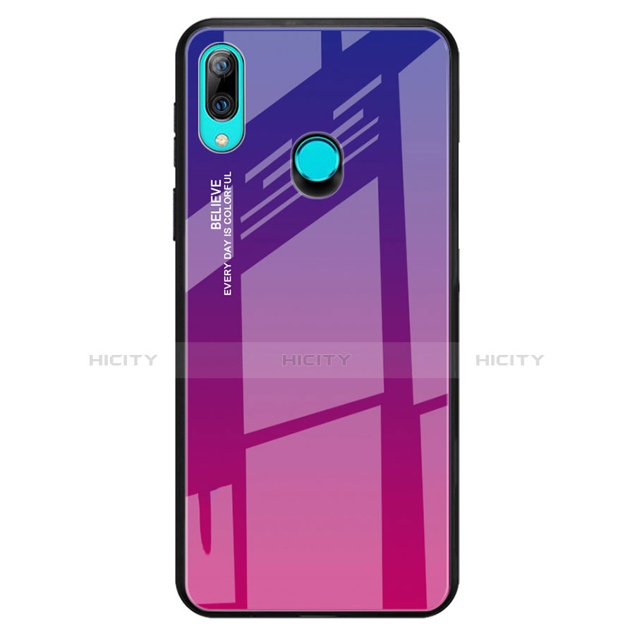 Carcasa Bumper Funda Silicona Espejo Gradiente Arco iris para Huawei P Smart Z