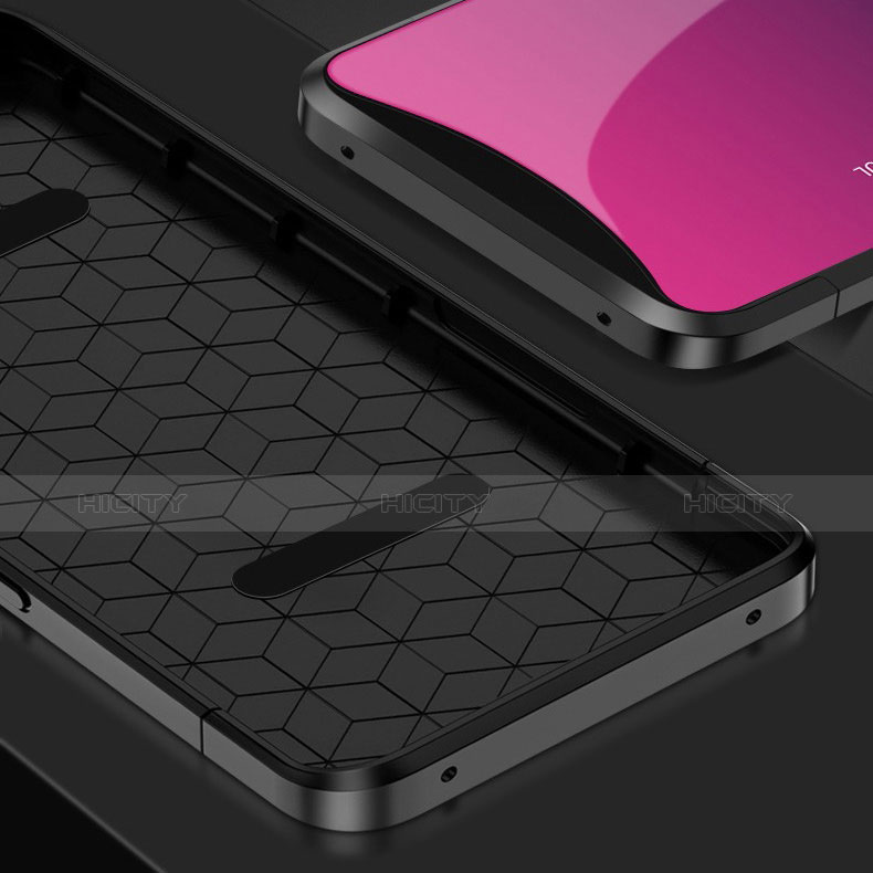 Carcasa Bumper Funda Silicona Espejo Gradiente Arco iris para Oppo Find X Super Flash Edition