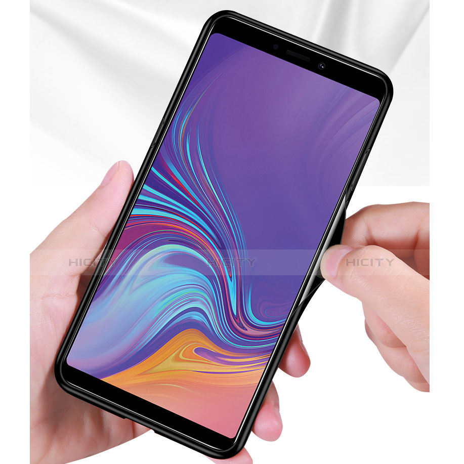 Carcasa Bumper Funda Silicona Espejo Gradiente Arco iris para Samsung Galaxy A9s