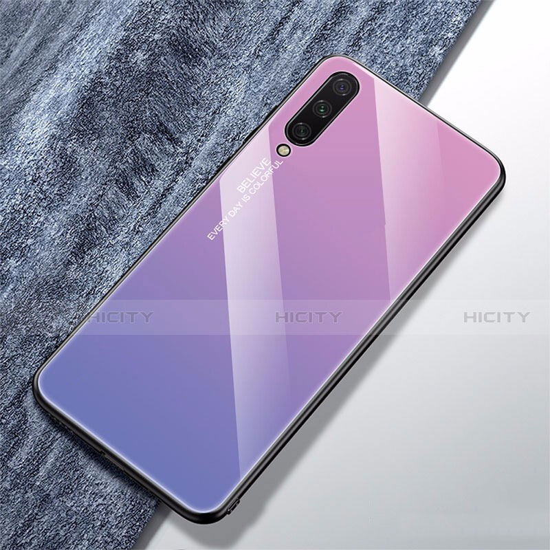 Carcasa Bumper Funda Silicona Espejo Gradiente Arco iris para Xiaomi CC9e