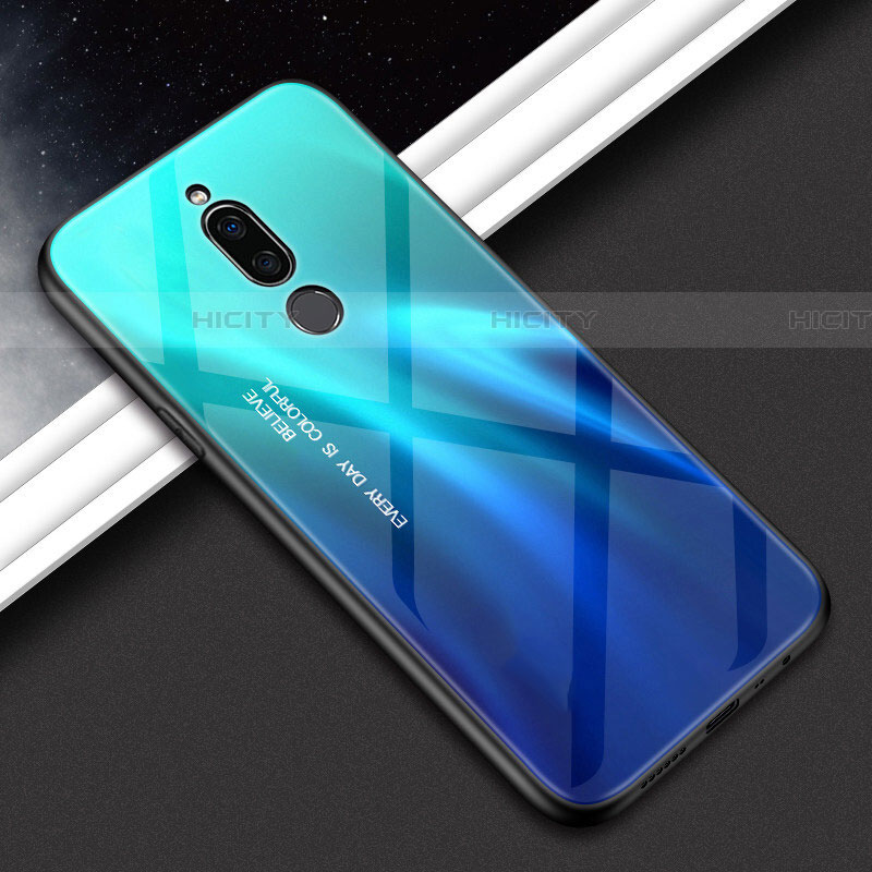 Carcasa Bumper Funda Silicona Espejo Gradiente Arco iris para Xiaomi Redmi 8