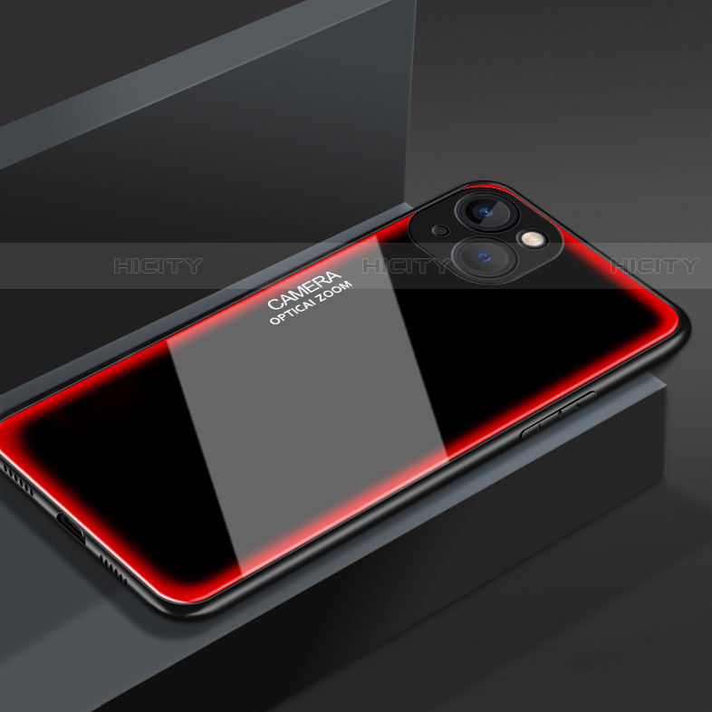 Carcasa Bumper Funda Silicona Espejo M01 para Apple iPhone 14 Plus