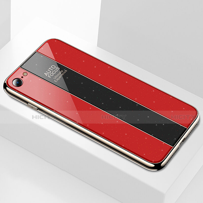 Carcasa Bumper Funda Silicona Espejo M01 para Apple iPhone 6 Rojo