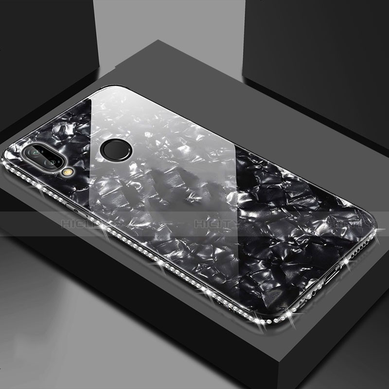 Carcasa Bumper Funda Silicona Espejo M01 para Huawei Honor 8X Negro