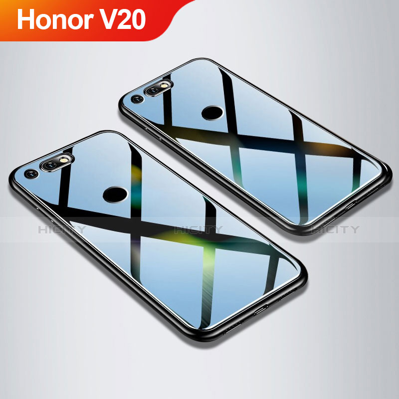 Carcasa Bumper Funda Silicona Espejo M01 para Huawei Honor View 20 Negro