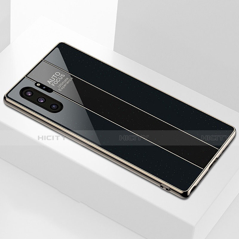 Carcasa Bumper Funda Silicona Espejo M01 para Samsung Galaxy Note 10 Plus Negro