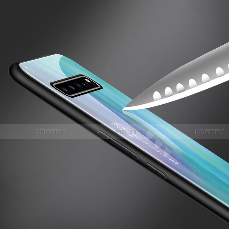 Carcasa Bumper Funda Silicona Espejo M01 para Samsung Galaxy S10 5G SM-G977B
