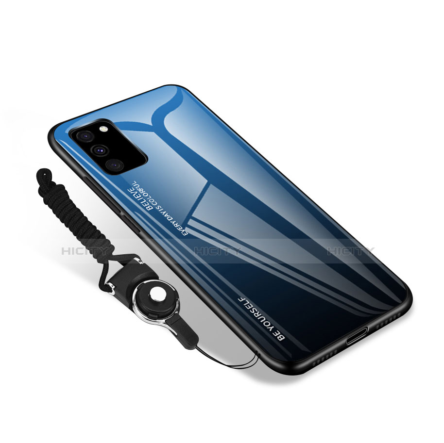 Carcasa Bumper Funda Silicona Espejo M01 para Samsung Galaxy S20 FE 5G Azul