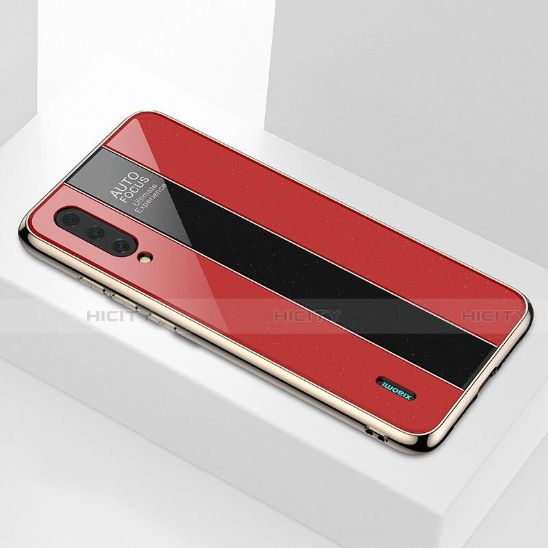 Carcasa Bumper Funda Silicona Espejo M01 para Xiaomi CC9e Rojo