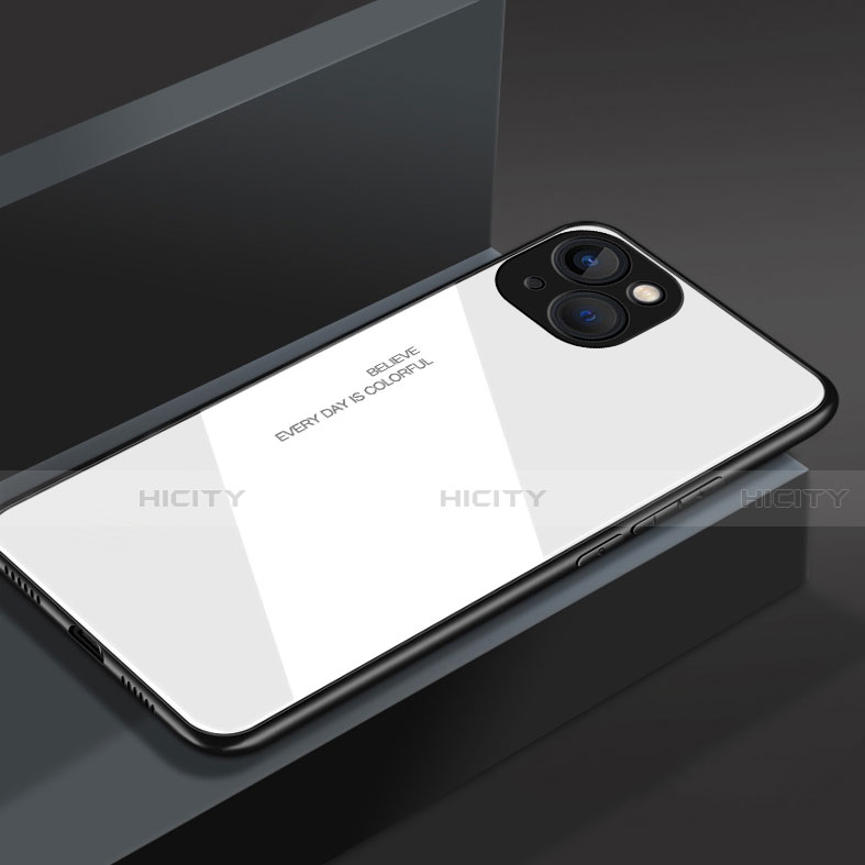 Carcasa Bumper Funda Silicona Espejo M02 para Apple iPhone 13