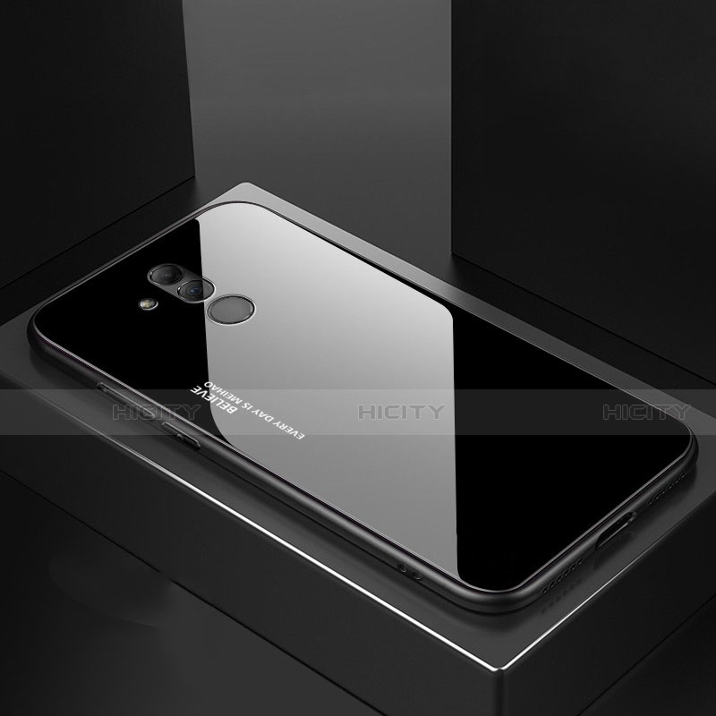 Carcasa Bumper Funda Silicona Espejo M02 para Huawei Mate 20 Lite Negro