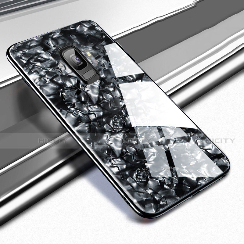 Carcasa Bumper Funda Silicona Espejo M02 para Samsung Galaxy S9 Negro
