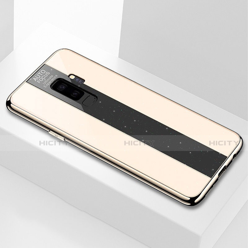 Carcasa Bumper Funda Silicona Espejo M02 para Samsung Galaxy S9 Plus Oro