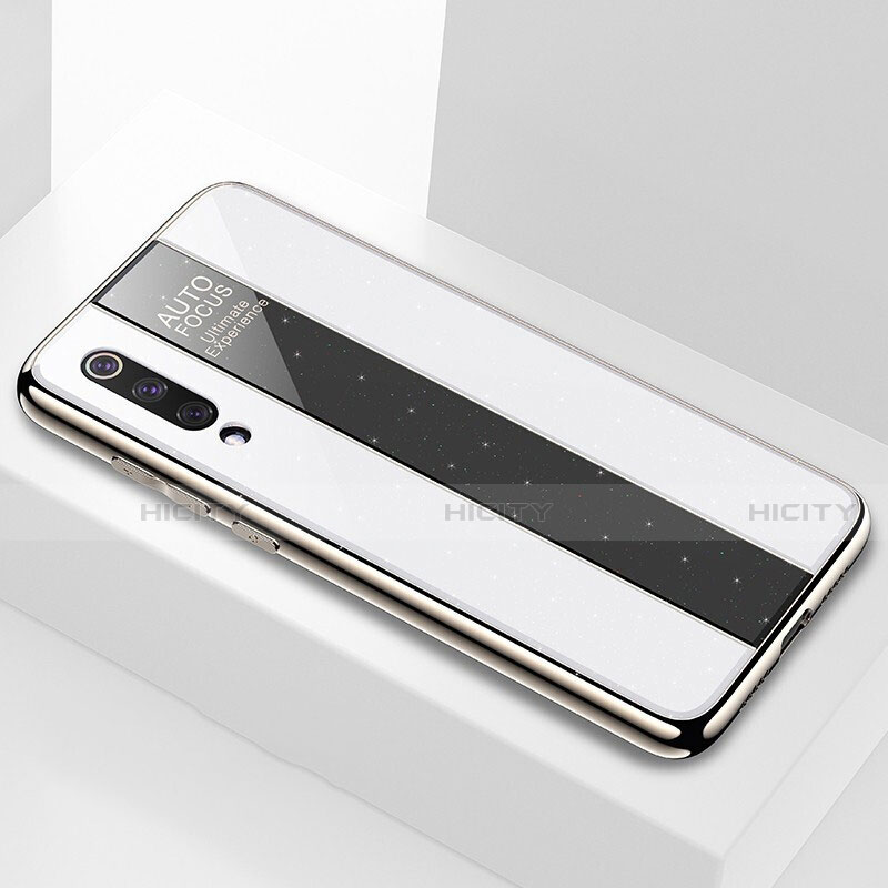 Carcasa Bumper Funda Silicona Espejo M02 para Xiaomi Mi 9 Pro Blanco