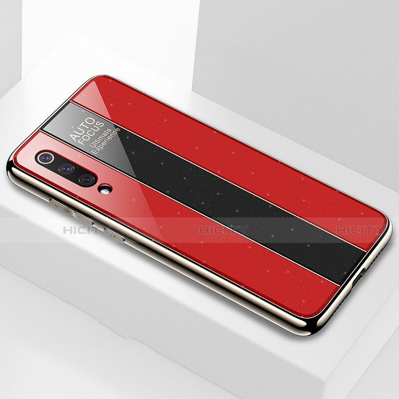 Carcasa Bumper Funda Silicona Espejo M02 para Xiaomi Mi 9 Rojo