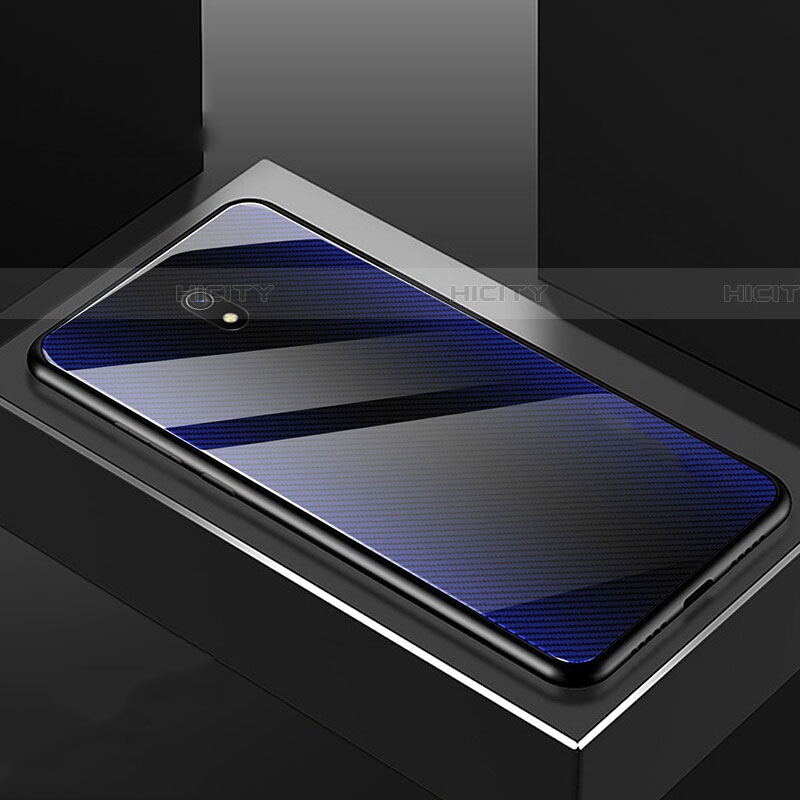 Carcasa Bumper Funda Silicona Espejo M02 para Xiaomi Redmi 8A Azul
