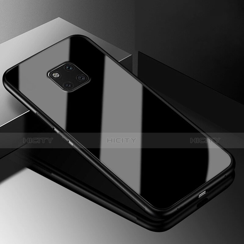 Carcasa Bumper Funda Silicona Espejo M03 para Huawei Mate 20 Pro Negro