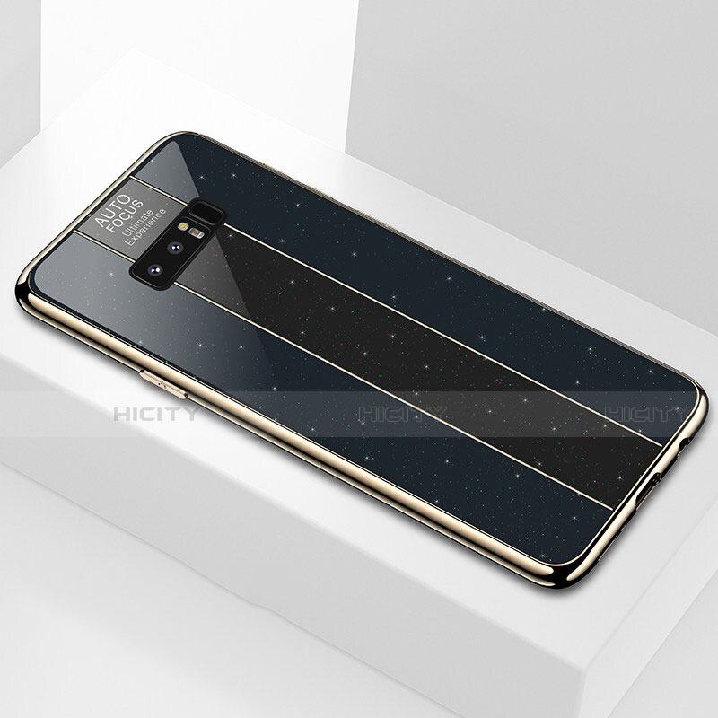 Carcasa Bumper Funda Silicona Espejo M03 para Samsung Galaxy Note 8 Negro