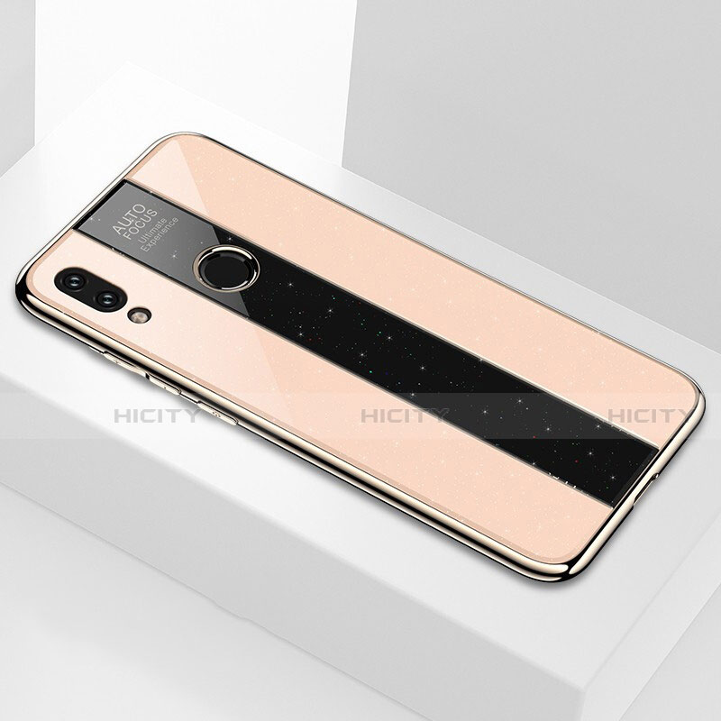 Carcasa Bumper Funda Silicona Espejo M03 para Xiaomi Redmi Note 7 Oro