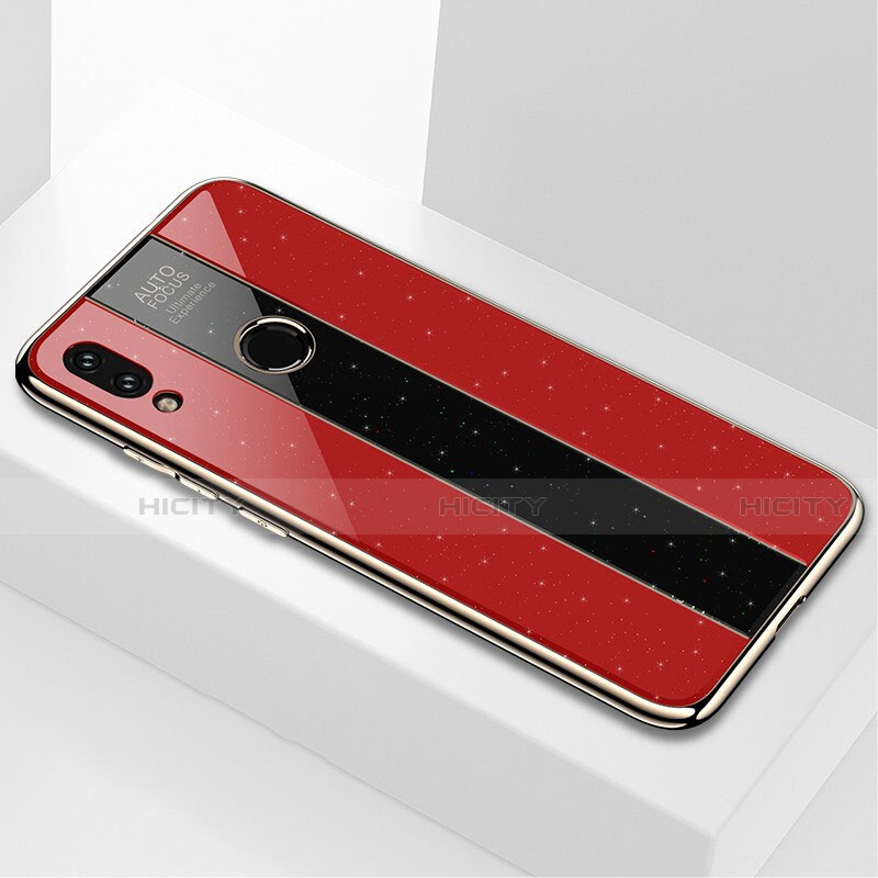 Carcasa Bumper Funda Silicona Espejo M03 para Xiaomi Redmi Note 7 Rojo