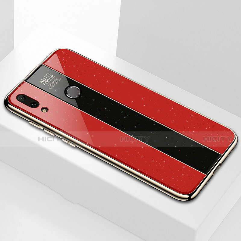 Carcasa Bumper Funda Silicona Espejo M04 para Huawei Enjoy 9 Plus Rojo