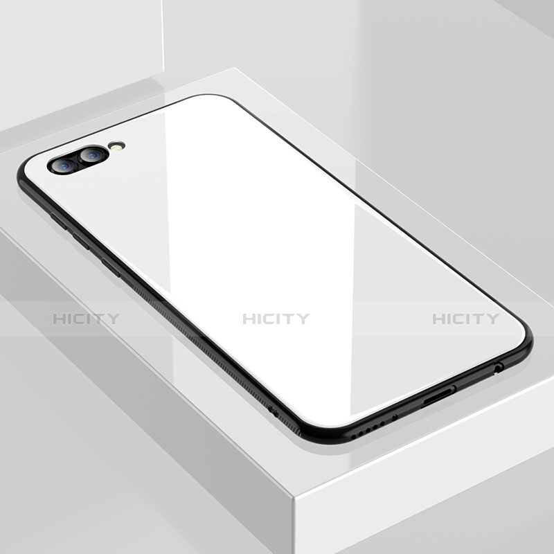 Carcasa Bumper Funda Silicona Espejo M04 para Huawei Honor View 10 Blanco