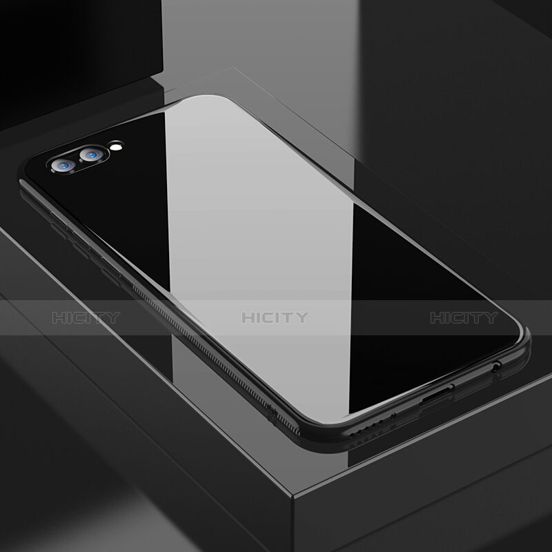 Carcasa Bumper Funda Silicona Espejo M04 para Huawei Honor View 10 Negro