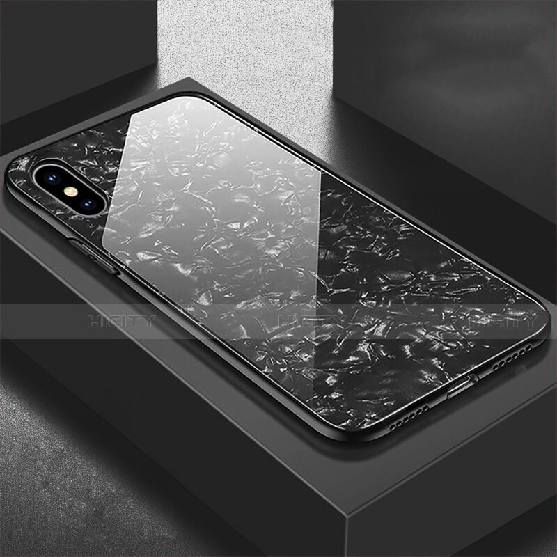 Carcasa Bumper Funda Silicona Espejo para Apple iPhone X