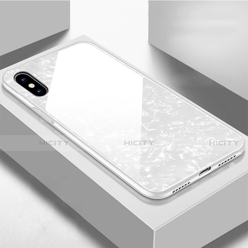 Carcasa Bumper Funda Silicona Espejo para Apple iPhone X