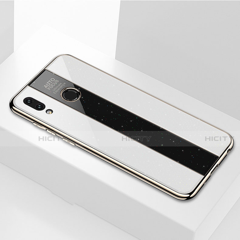 Carcasa Bumper Funda Silicona Espejo para Huawei Honor View 10 Lite Blanco