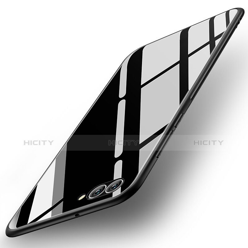Carcasa Bumper Funda Silicona Espejo para Huawei Nova 2S Negro