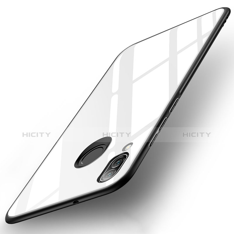 Carcasa Bumper Funda Silicona Espejo para Huawei P20 Lite Blanco