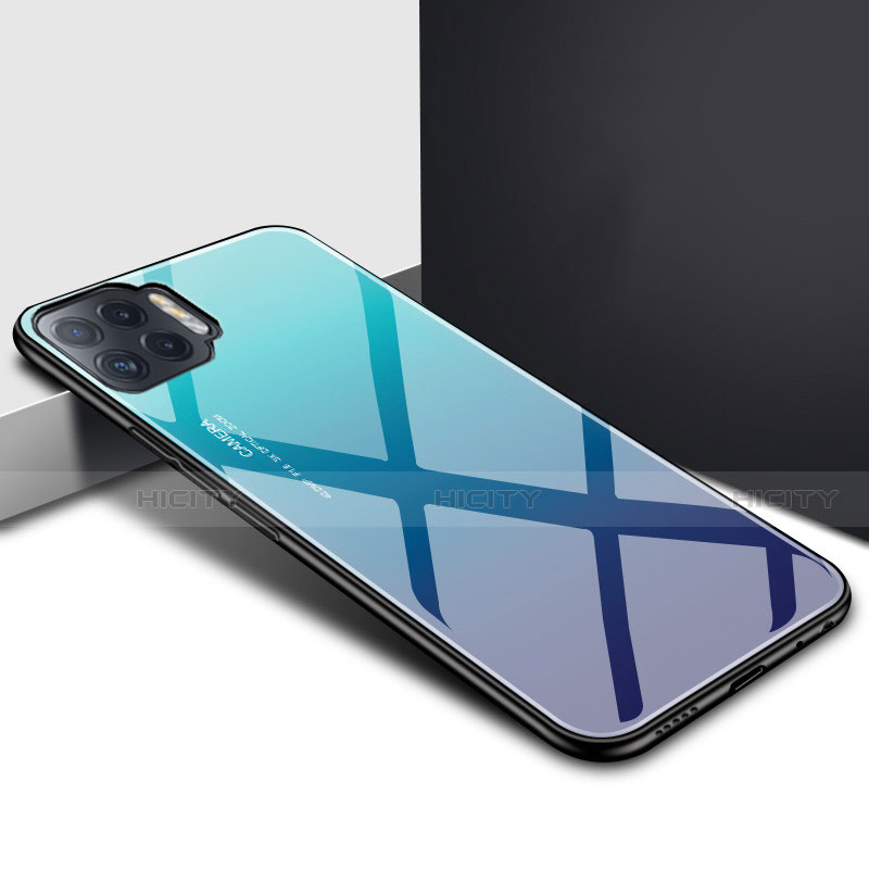 Carcasa Bumper Funda Silicona Espejo para Oppo F17 Pro