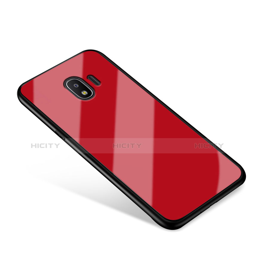 Carcasa Bumper Funda Silicona Espejo para Samsung Galaxy Grand Prime Pro (2018) Rojo