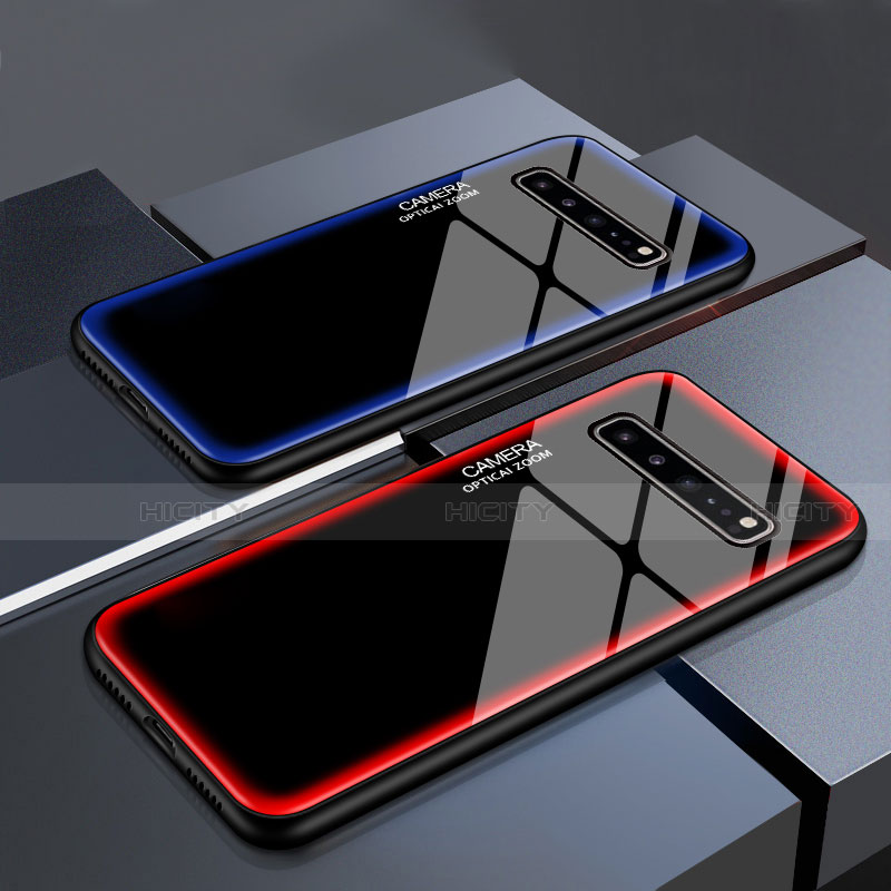 Carcasa Bumper Funda Silicona Espejo para Samsung Galaxy S10 5G SM-G977B