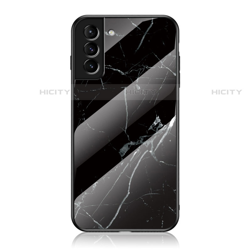 Carcasa Bumper Funda Silicona Espejo para Samsung Galaxy S21 5G Negro