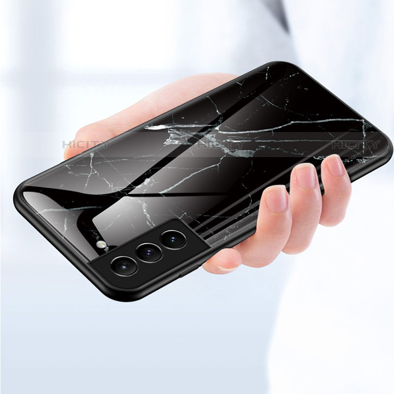 Carcasa Bumper Funda Silicona Espejo para Samsung Galaxy S22 Plus 5G