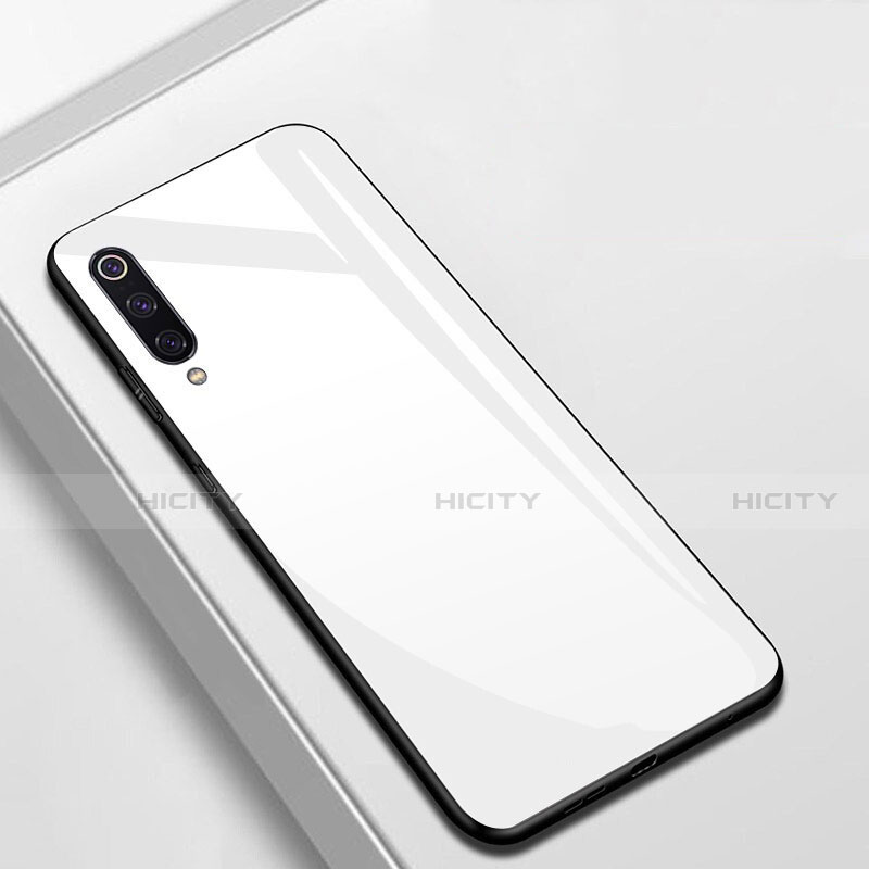 Carcasa Bumper Funda Silicona Espejo para Xiaomi CC9e Blanco