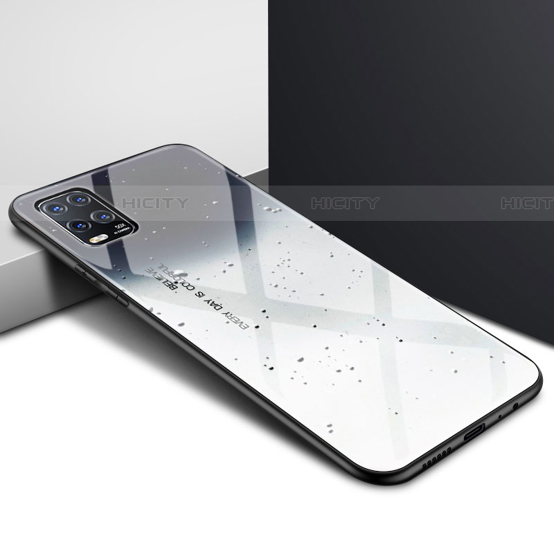 Carcasa Bumper Funda Silicona Espejo para Xiaomi Mi 10 Lite Gris