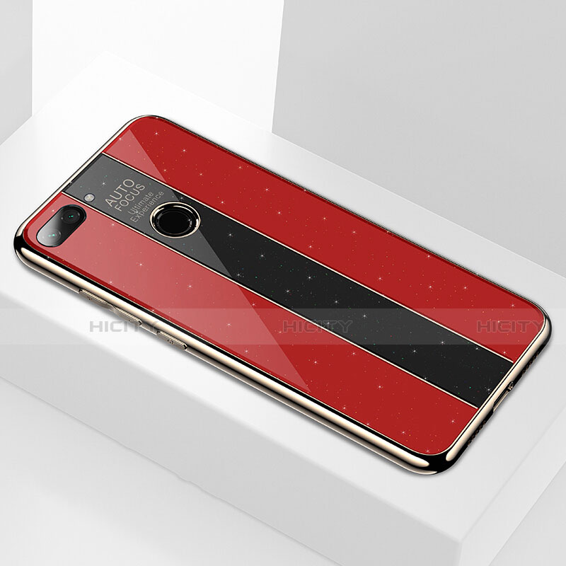 Carcasa Bumper Funda Silicona Espejo para Xiaomi Mi 8 Lite Rojo