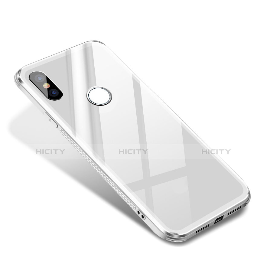 Carcasa Bumper Funda Silicona Espejo para Xiaomi Mi 8 SE Blanco